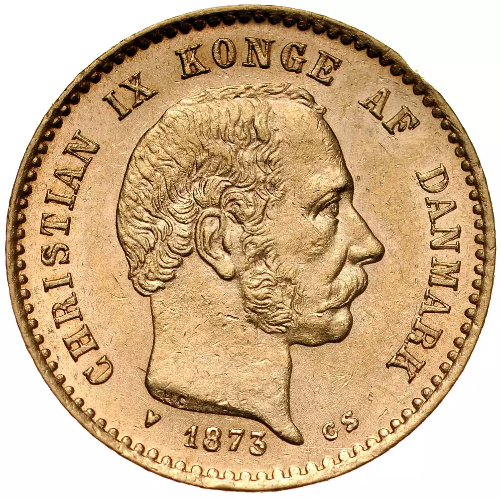 10 Koron Duńskich Christian IX - złota moneta
