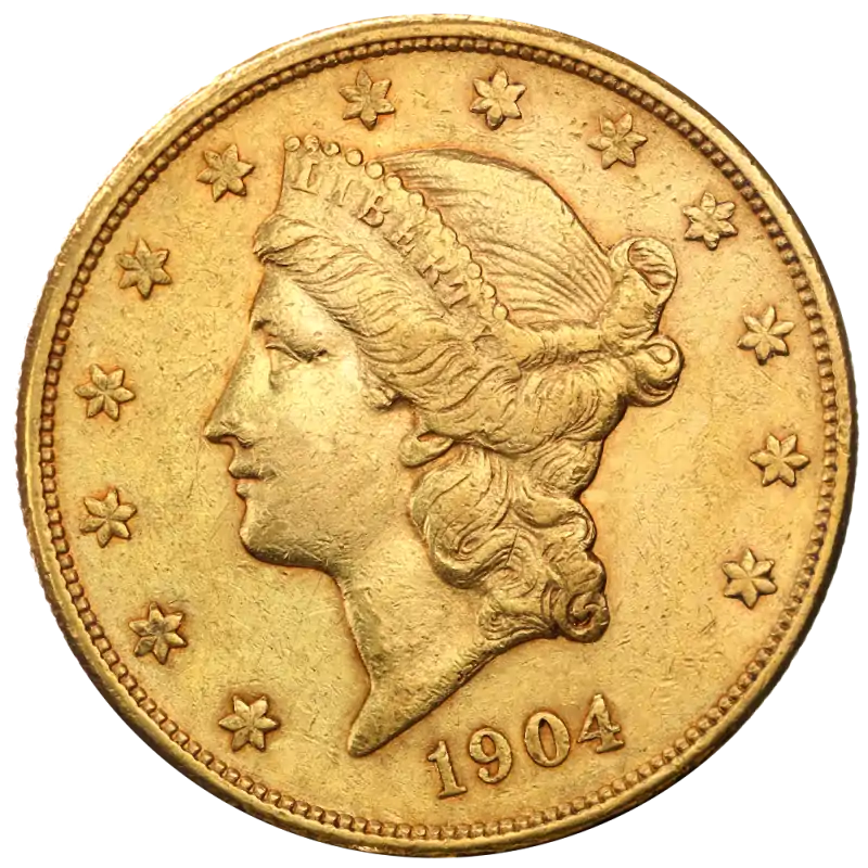 20 dolarów Podwójny Orzeł "Liberty Head" - złota moneta