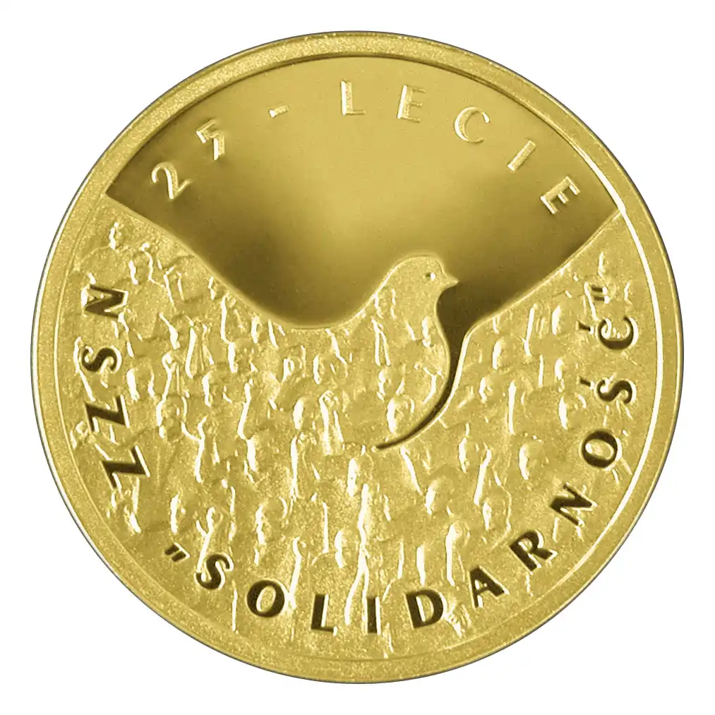 200 zł 25-Lecie NSZZ Solidarność 2005 - złota moneta