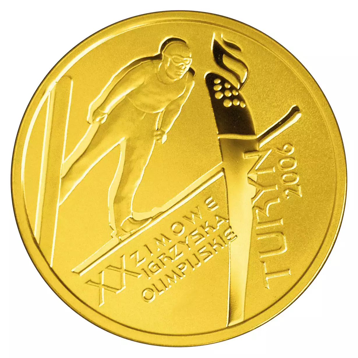 200 zł XX Zimowe Igrzyska Olimpijskie Turyn 2006 - złota moneta