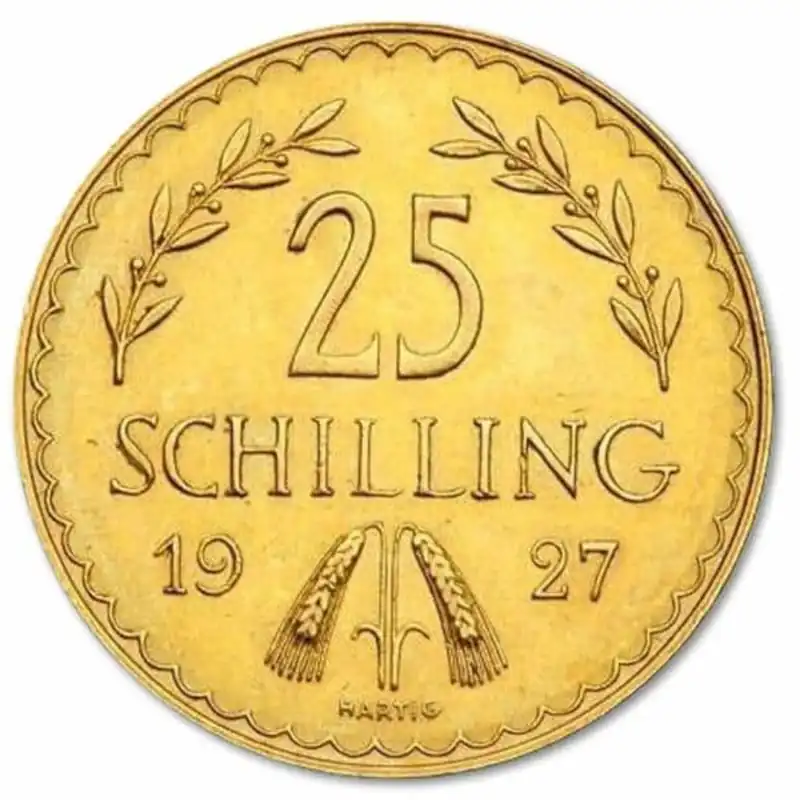 25 Szylingów Austriackich - złota moneta