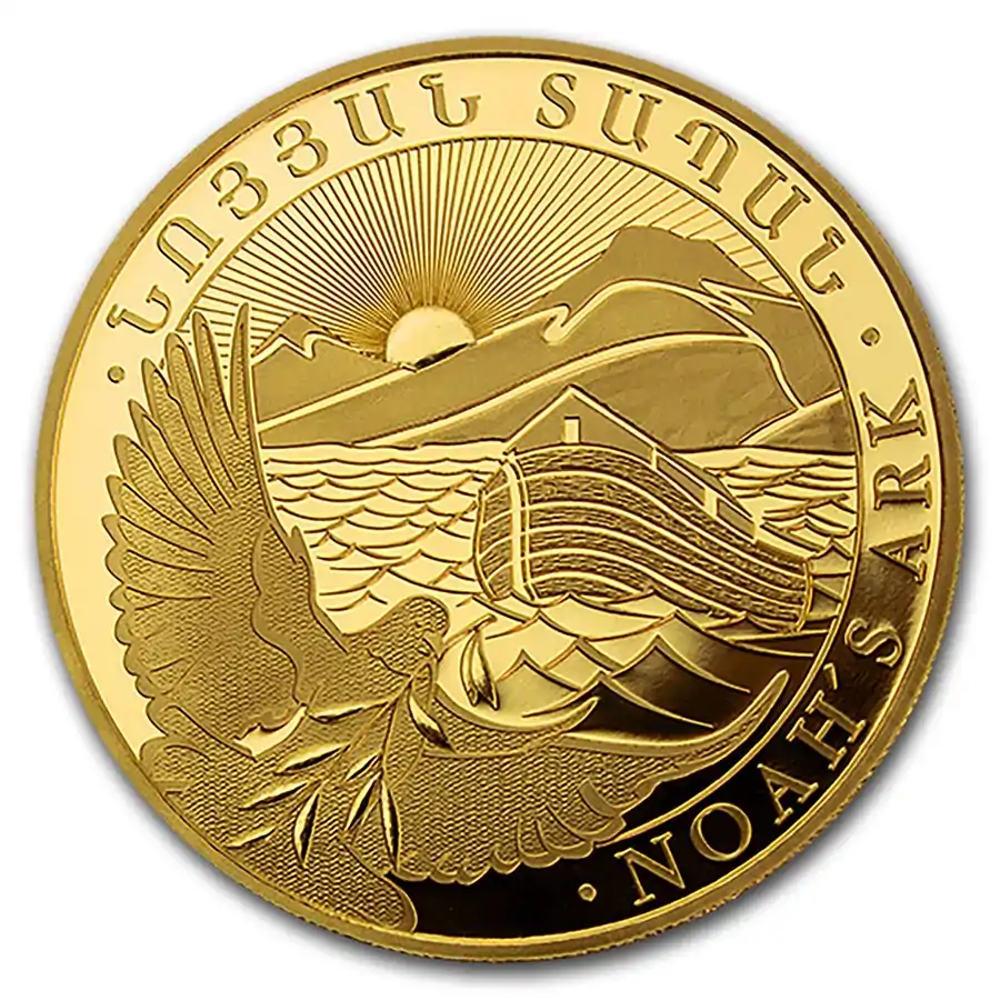 Arka Noego 1 gram - złota moneta
