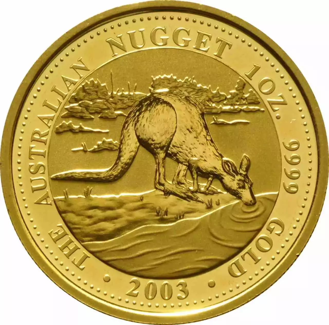 Australian Nugget 1 uncja 2003 - złota moneta