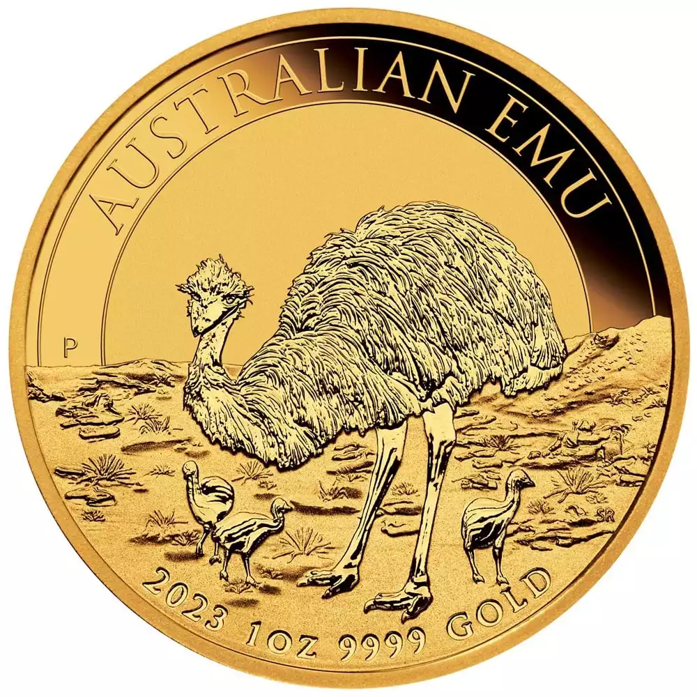 Australijski Emu 1 uncja 2023 - złota moneta