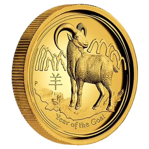 Australijski Lunar – Rok Kozy 2015 1 uncja - złota moneta