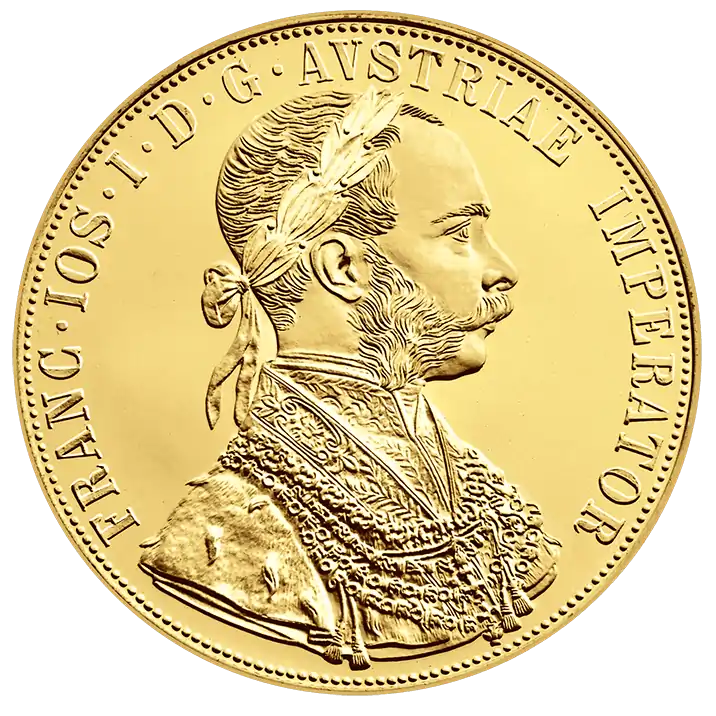 Austriackie 4 Dukaty 1915 - złota moneta