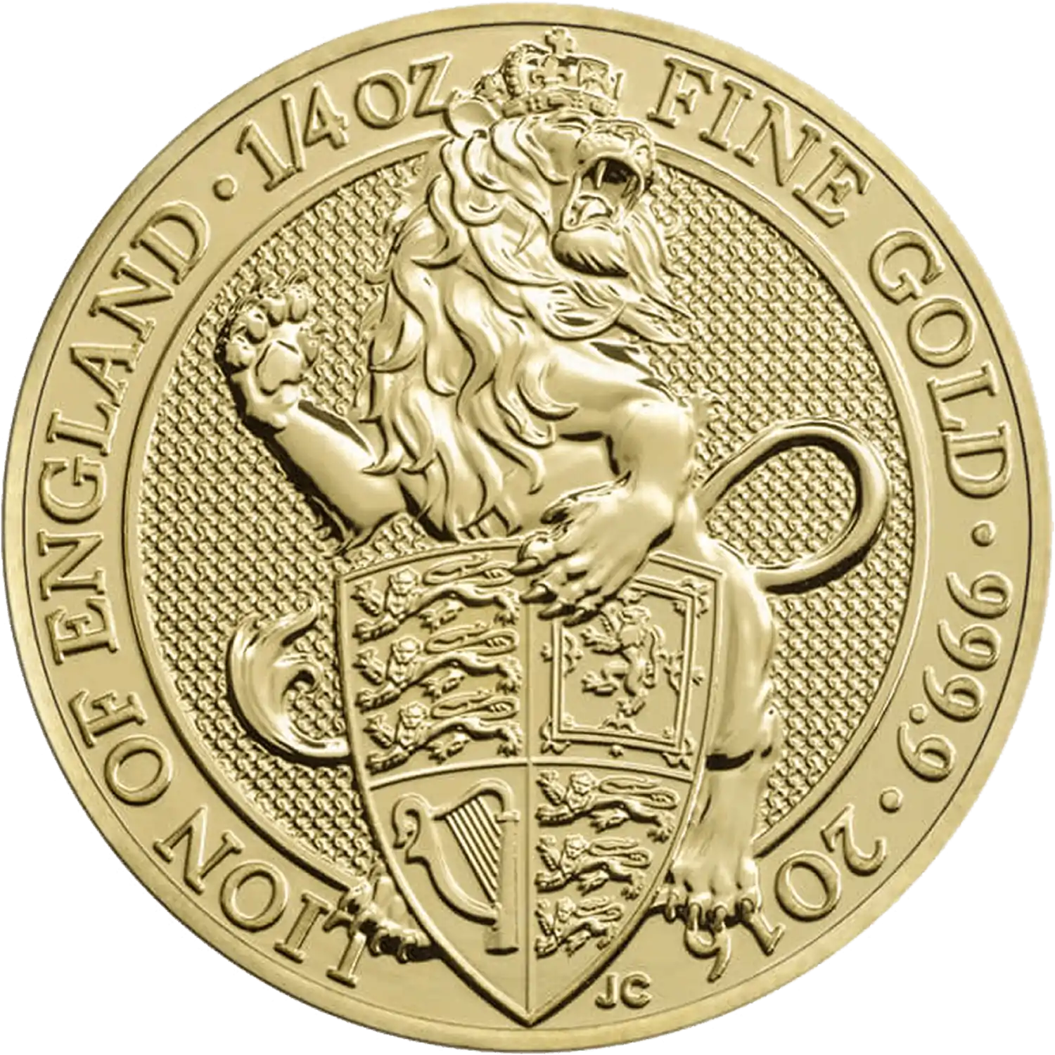 Bestie Królowej 2016: Lew Anglii 1/4 uncji - złota moneta