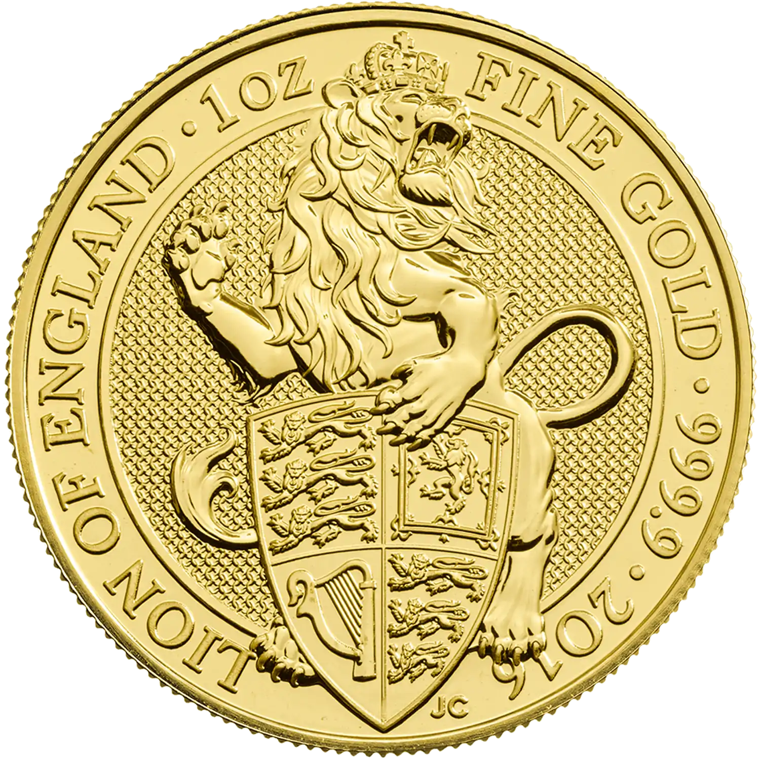 Bestie Królowej 2016: Lew Anglii 1 uncja - złota moneta