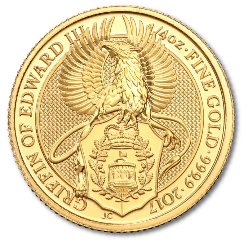 Bestie Królowej 2017: Gryf Edwarda III 1/4 uncji - złota moneta