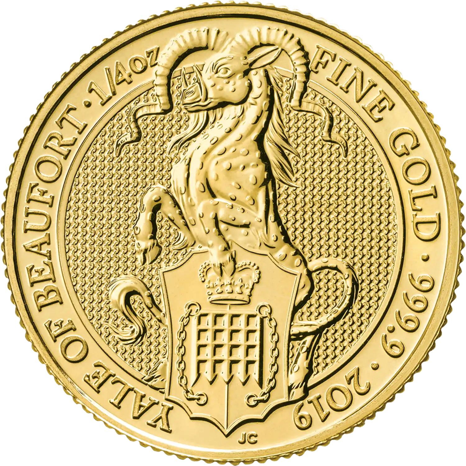 Bestie Królowej 2019: Yale Beaufortów 1/4 uncji - złota moneta
