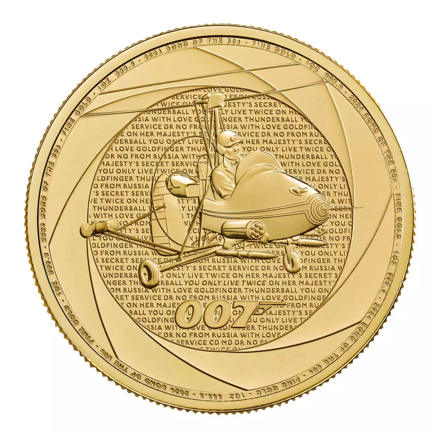 Bond of the 1960s 1 uncja 2024 - złota moneta