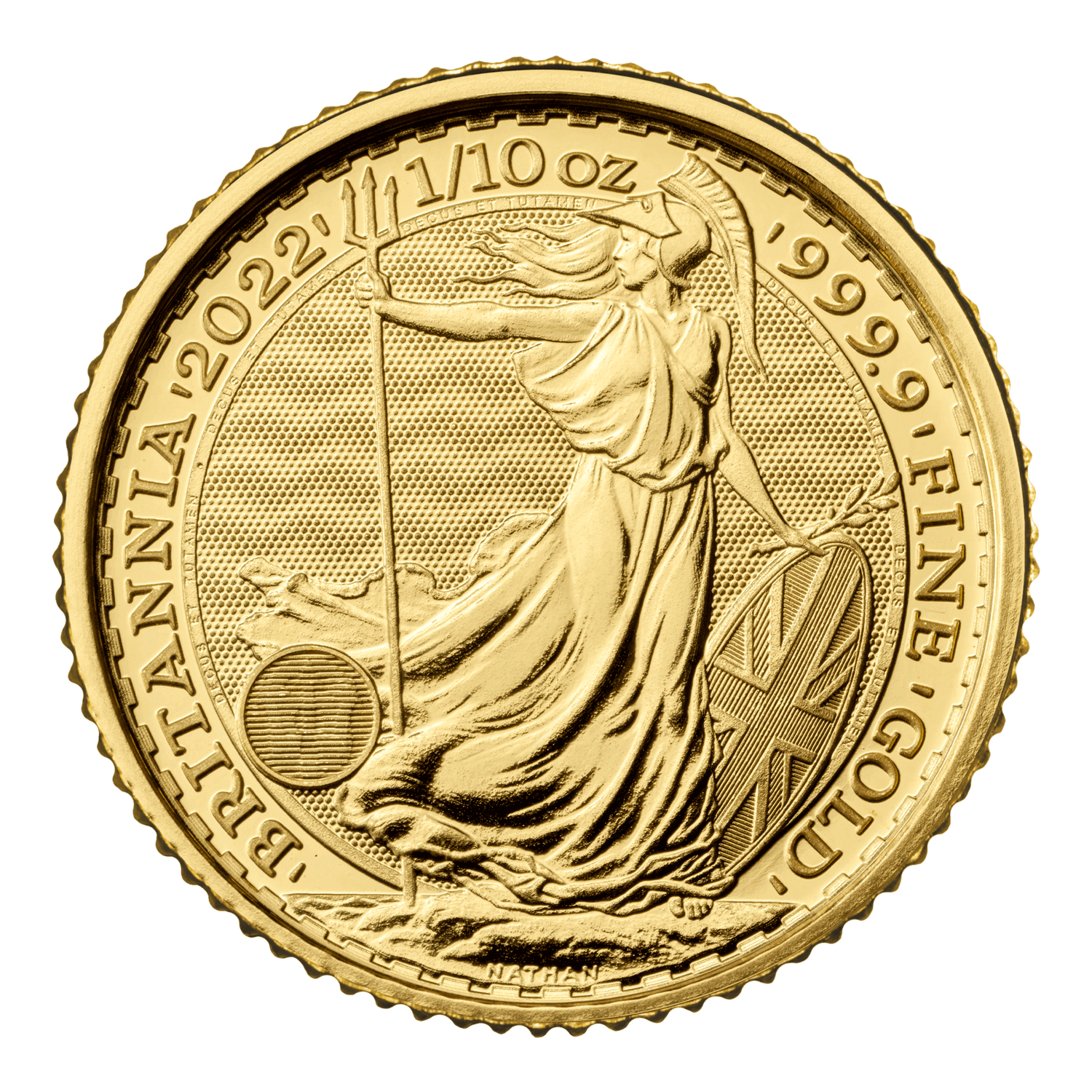 Britannia 1/10 uncji 2022 - złota moneta