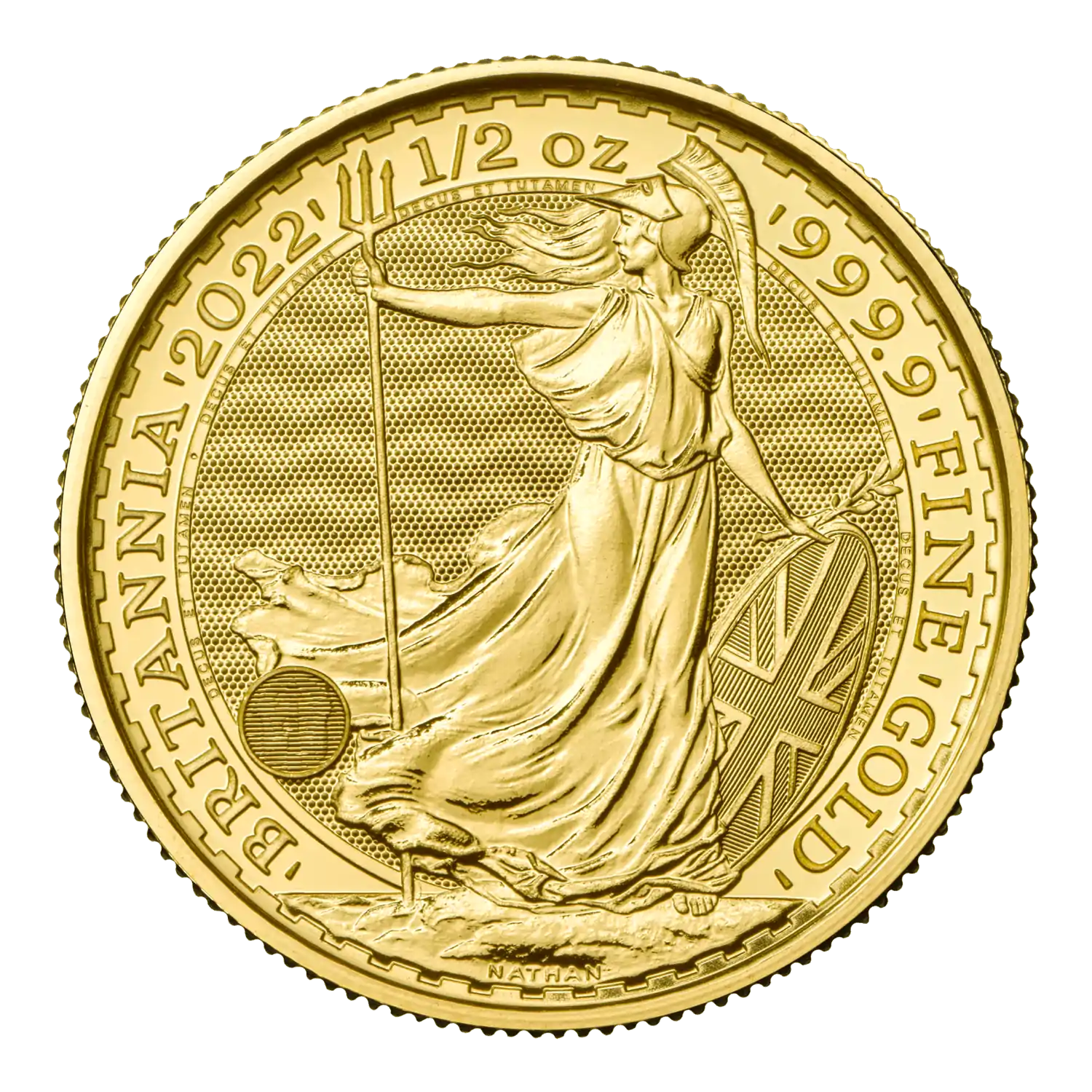 Britannia 1/2 uncji 2022 - złota moneta
