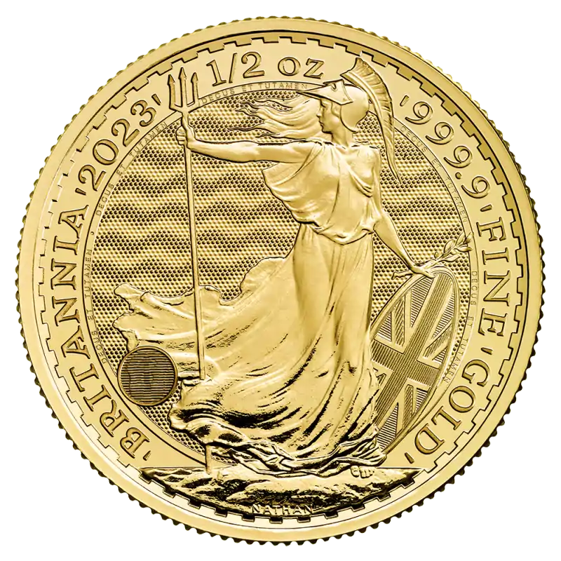 Britannia 1/2 uncji 2023 Królowa Elżbieta - złota moneta