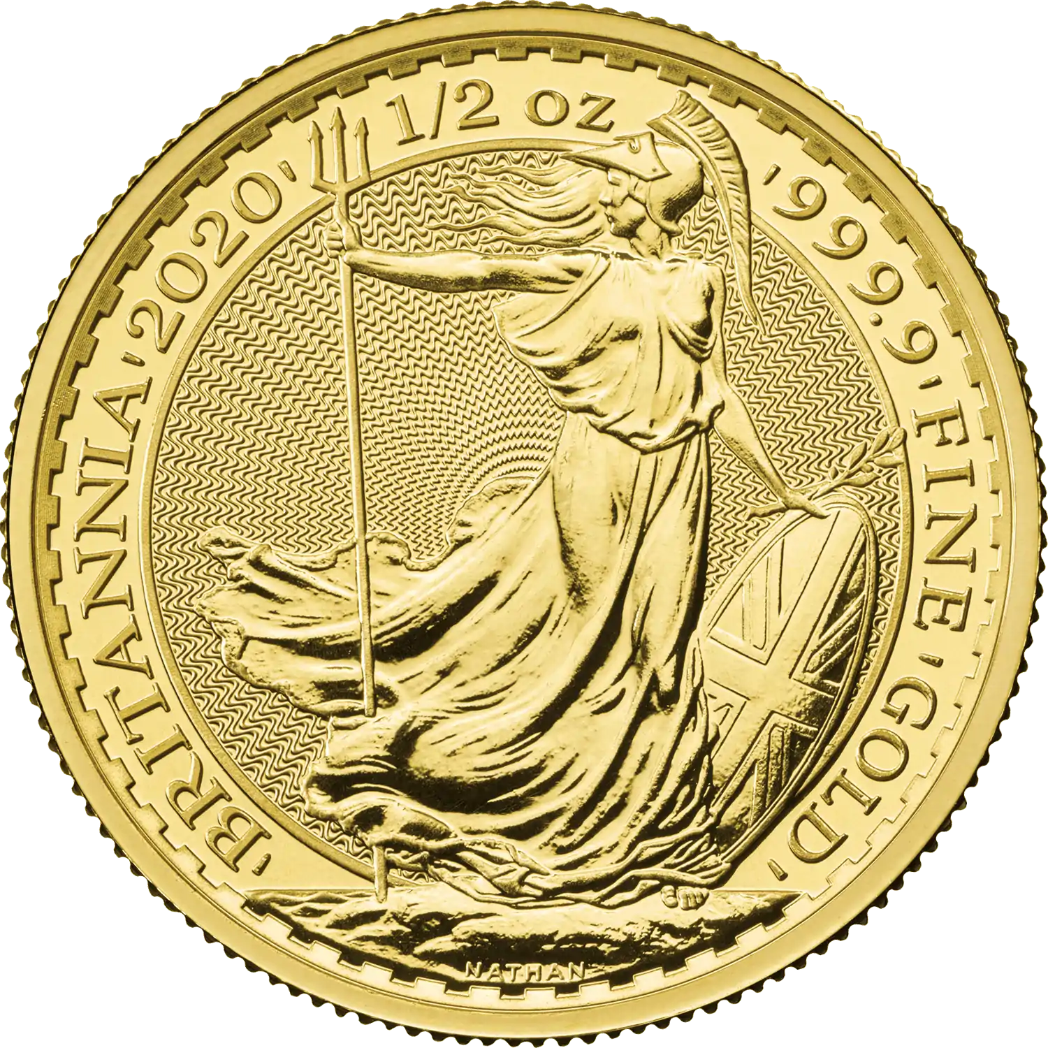 Britannia 1/2 uncji - złota moneta