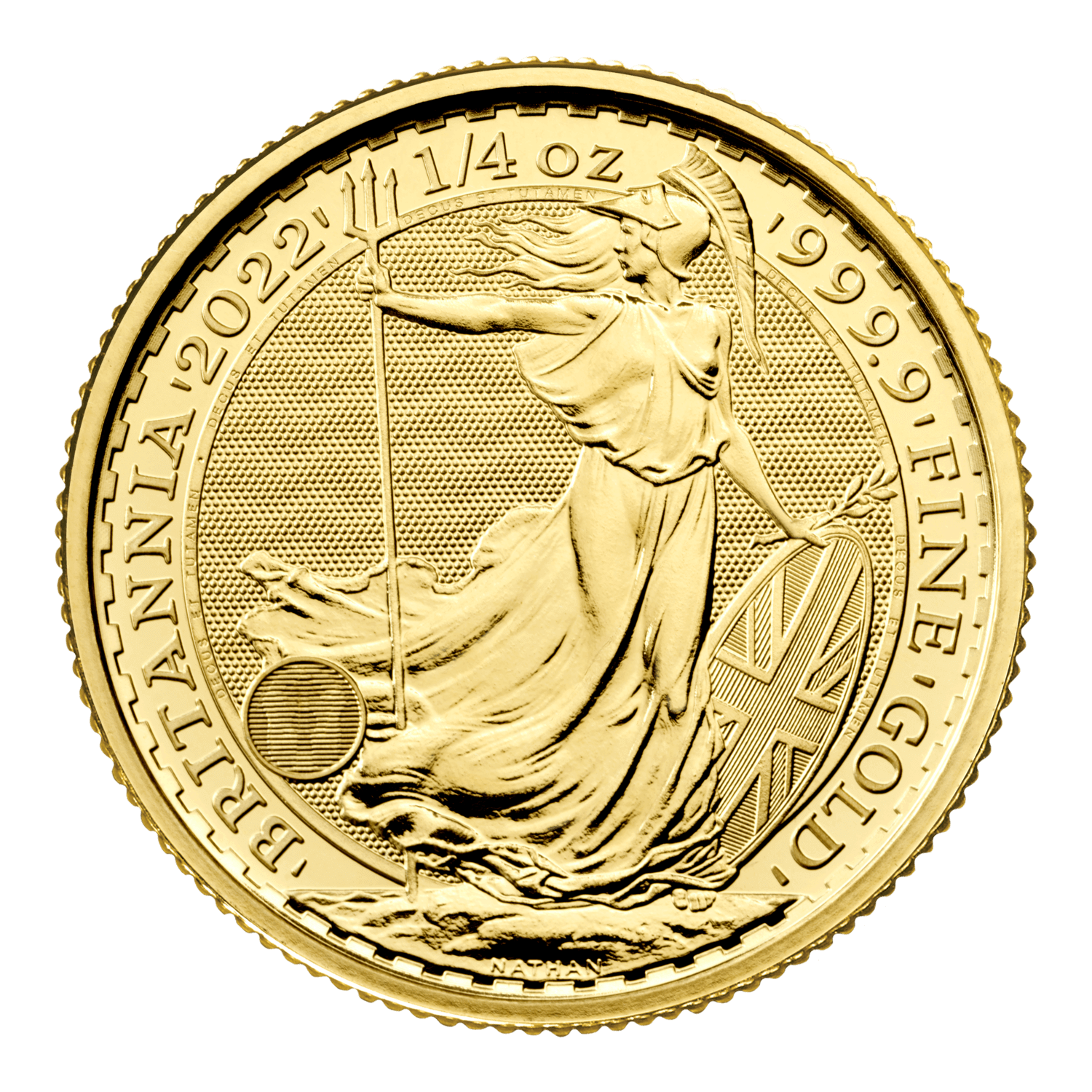 Britannia 1/4 uncji 2022 - złota moneta