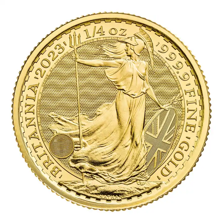 Britannia 1/4 uncji 2023 - złota moneta