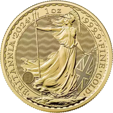 Britannia 1 uncja 2024 - złota moneta