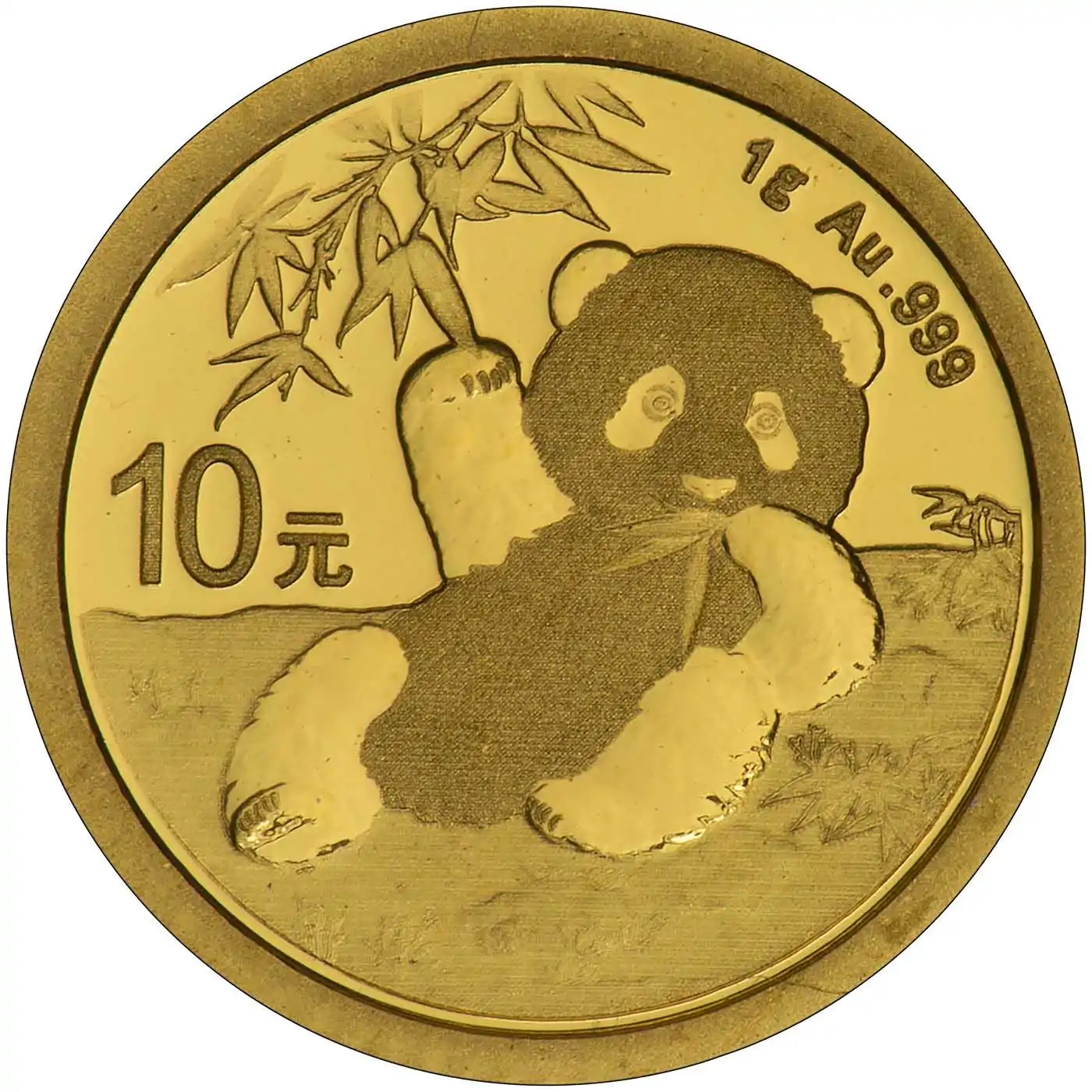 Chińska Panda 1 gram - złota moneta