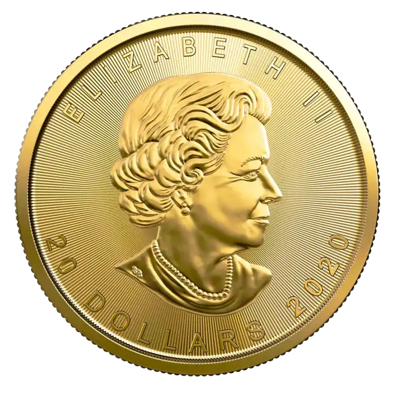 Kanadyjski Liść Klonowy 1/2 uncji - złota moneta