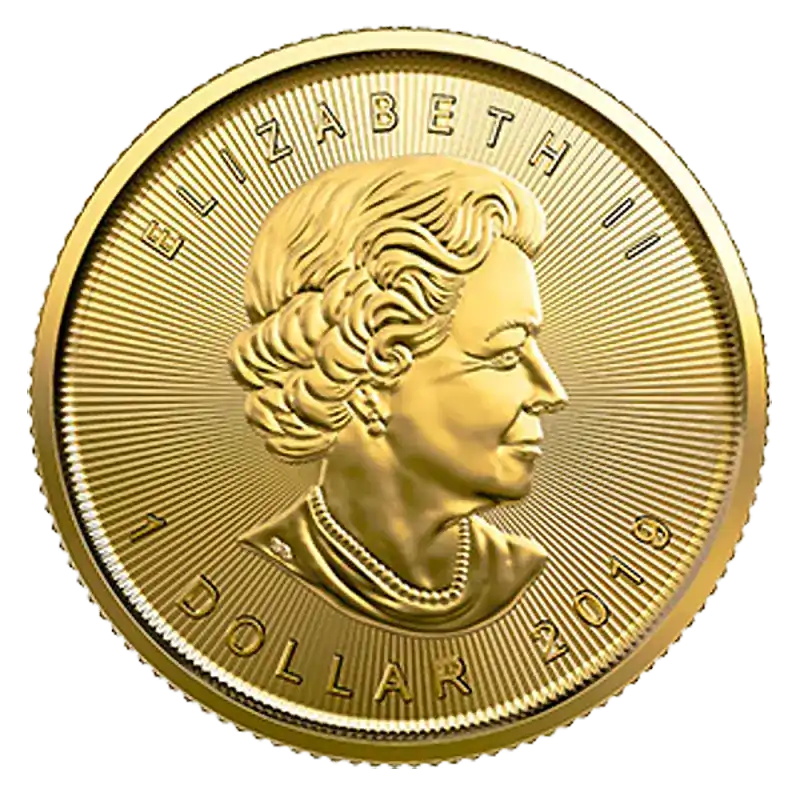 Kanadyjski Liść Klonowy 1/20 uncji - złota moneta