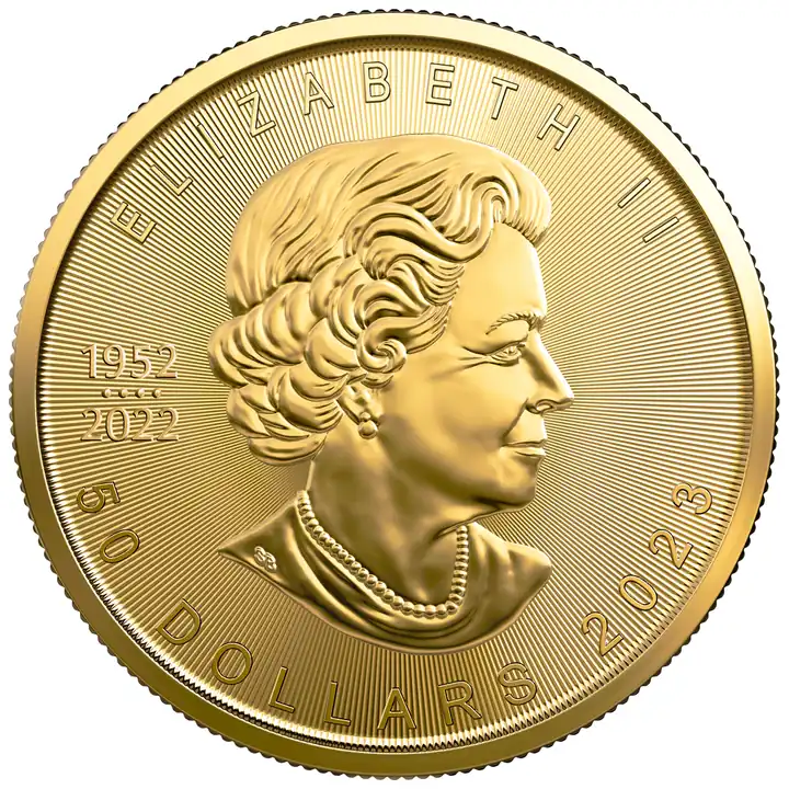 Kanadyjski Liść Klonowy 1 uncja 2023 - złota moneta