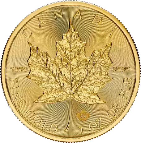 Kanadyjski Liść Klonowy 1 uncja 2024 - złota moneta