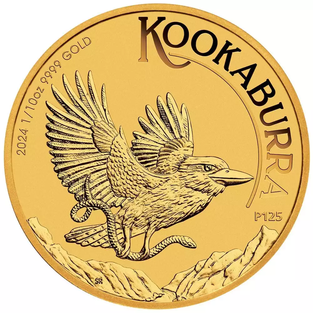 Kookaburra 1/10 uncji 2024 - złota moneta