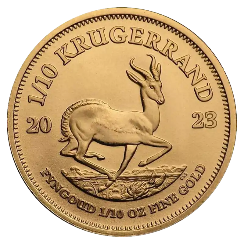 Krugerrand 1/10 uncji 2023 - złota moneta