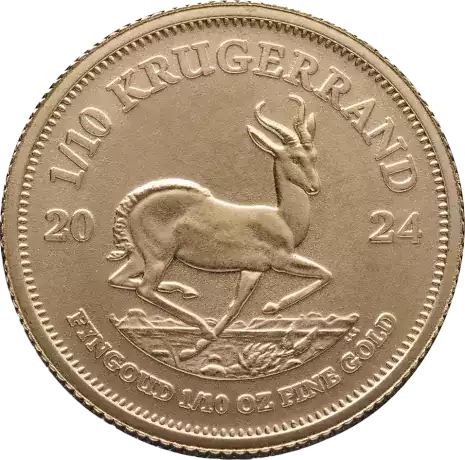 Krugerrand 1/10 uncji 2024 - złota moneta
