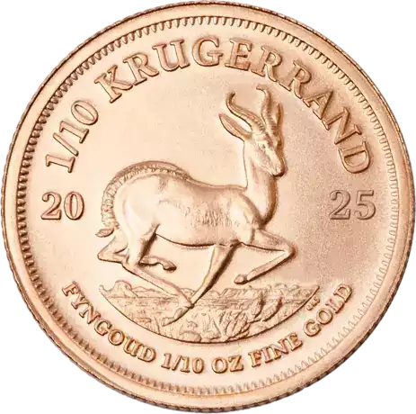 Krugerrand 1/10 uncji 2025 - złota moneta