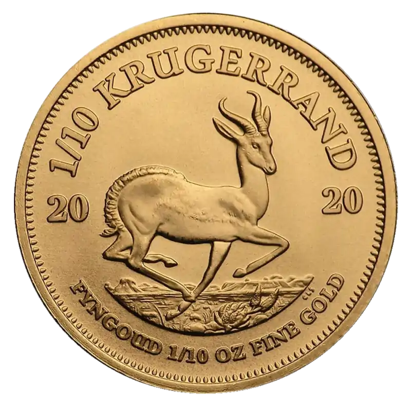 Krugerrand 1/10 uncji - złota moneta