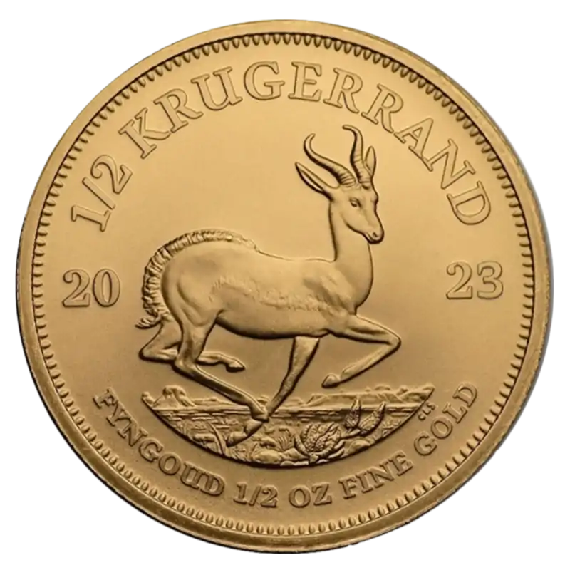 Krugerrand 1/2 uncji 2023 - złota moneta