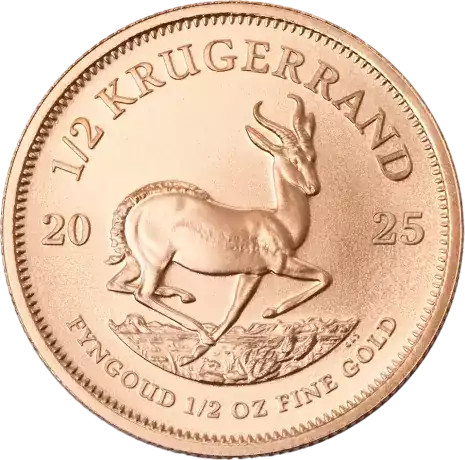 Krugerrand 1/2 uncji 2025 - złota moneta