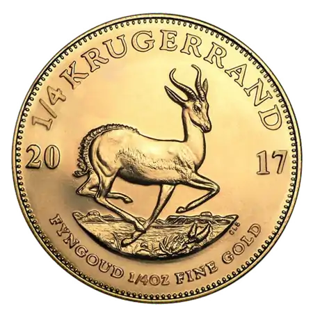 Krugerrand 1/4 uncji - złota moneta