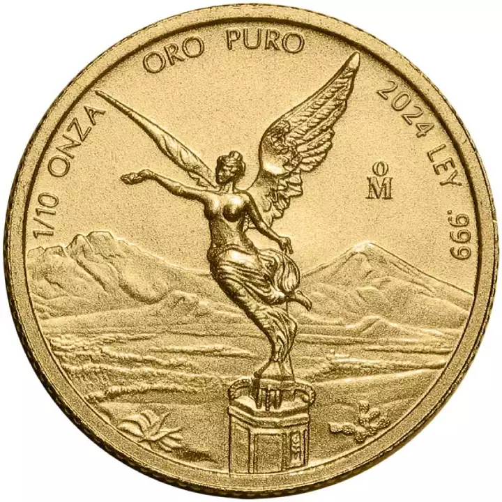 Libertad Meksyk 1/10 uncji 2024 - złota moneta