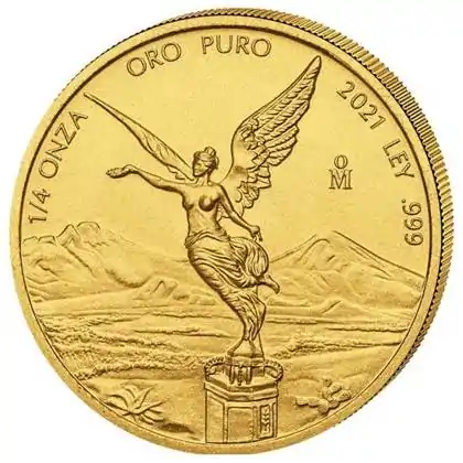 Libertad Meksyk 1/4 uncji 2021 - złota moneta