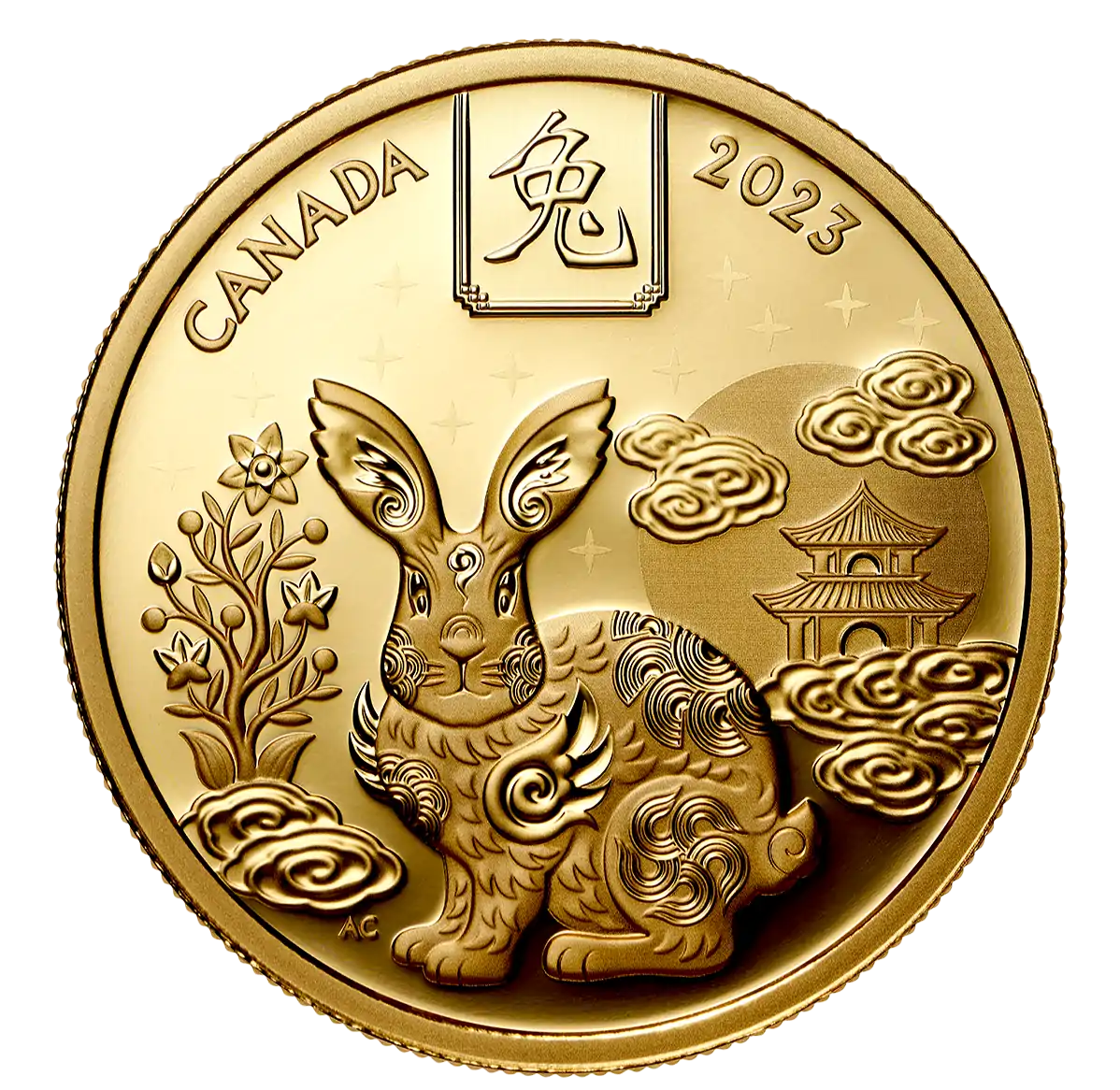 Lunar: Rok Królika 2023 100 CAD RCM - złota moneta