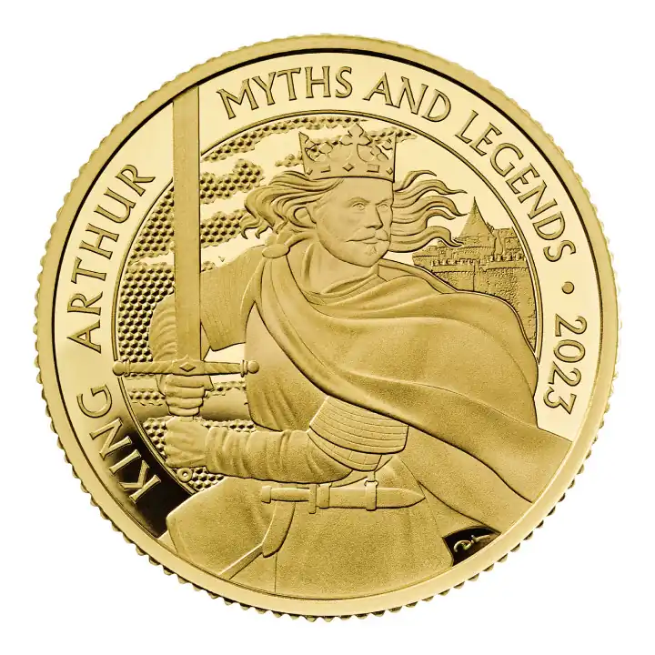 Mity i Legendy: Król Artur 1/4 uncji 2023 Proof - złota moneta