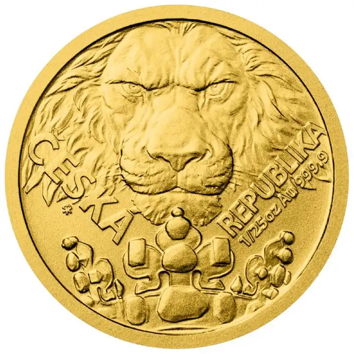 Niue Czech Lion 1/25 uncji 2023 - złota moneta