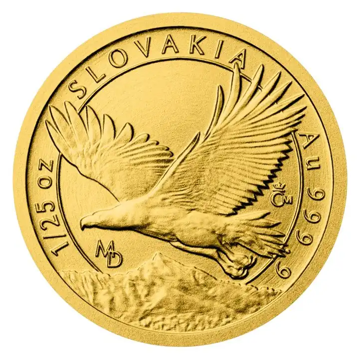 Niue: Slovakia Eagle 1/25 uncji 2023 - złota moneta