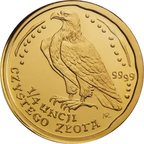 Orzeł Bielik 1/4 uncji - złota moneta
