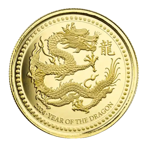 Rok Smoka 1 uncja 2024 Prooflike Samoa - złota moneta