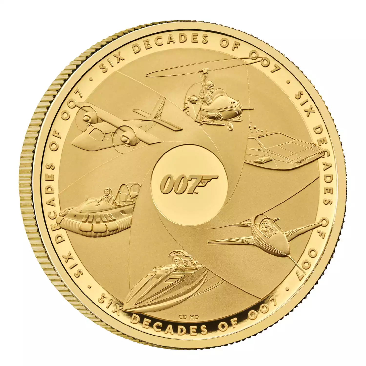 Six Decades of 007 1 uncja 2024 Proof - złota moneta