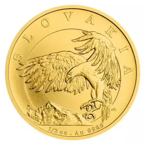 Słowacki Orzeł 1/2 uncji 2024 - złota moneta