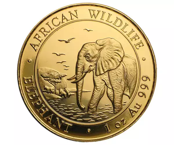 Somalijski Słoń 1 uncja 2010 - złota moneta