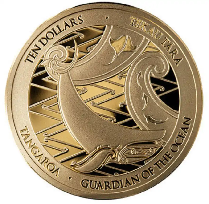 Tangaroa Strażnik Oceanu: 2 x 1/2 uncji 2021 - zestaw złotych monet