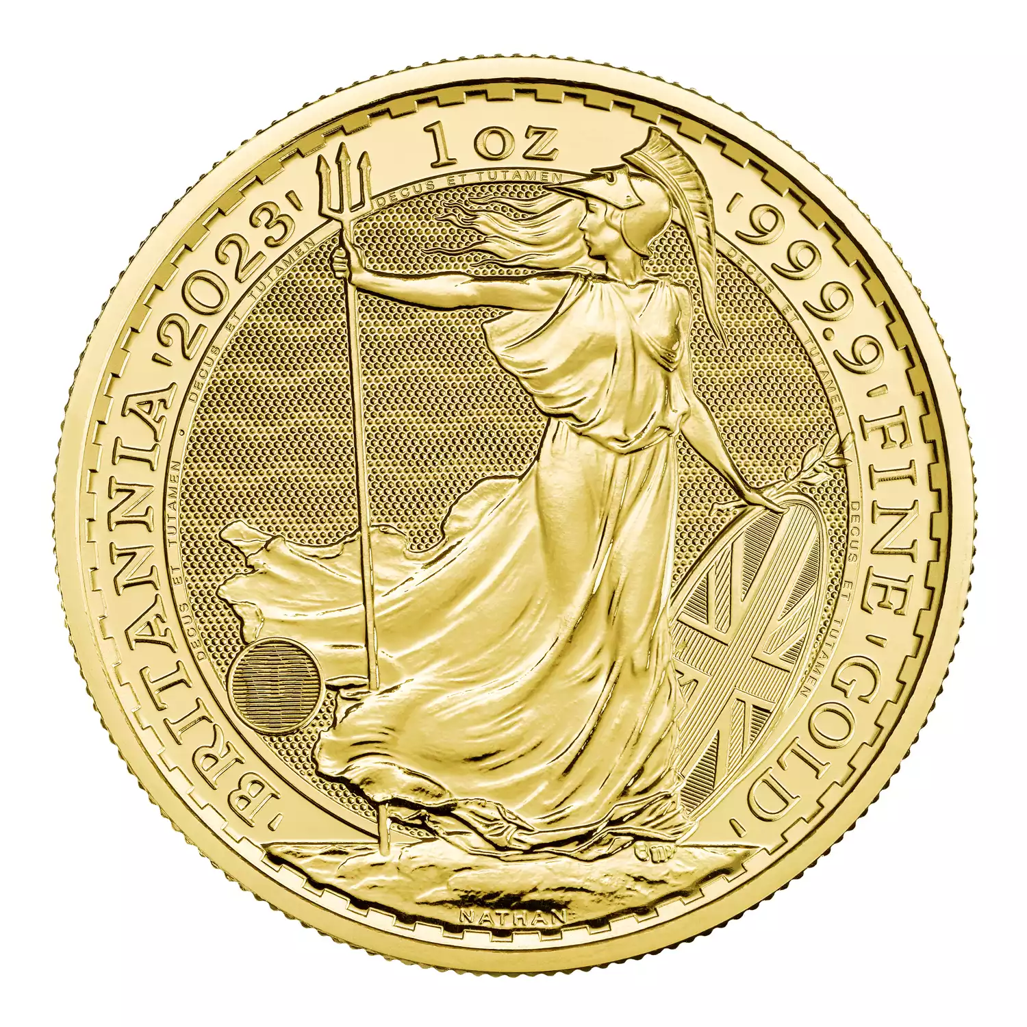 Koronacja Karola III Britannia 1 uncja 2023 - złota moneta