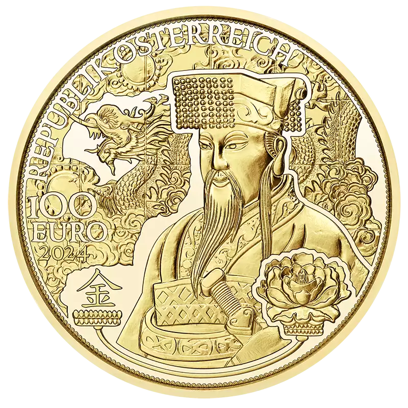 The Magic Of Gold: Złoto Chin 1/2 uncji 2024 Proof - złota moneta