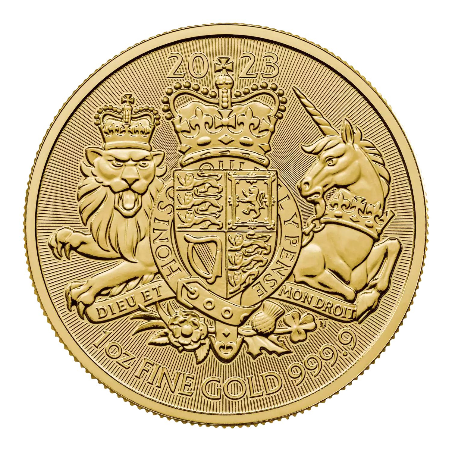 The Royal Arms 1 uncja 2023 - złota moneta